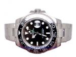 Replica ROLEX GMT-MASTER II Watch SS Case Black Ceramic Bezel